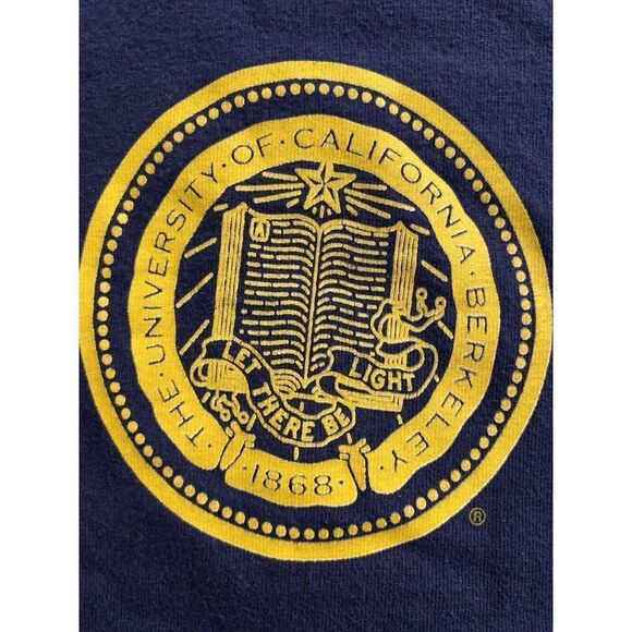 UNIVERSITY OF CALIFORNIA BERKELEY T SHIRT WOMENS - XS - GRAY & NAVY COLORBLOCK - Picture 3 of 6